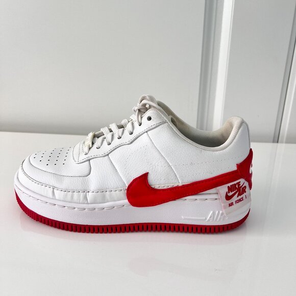 Nike Air Force I - Red and White 2018 - Picture 12 of 12